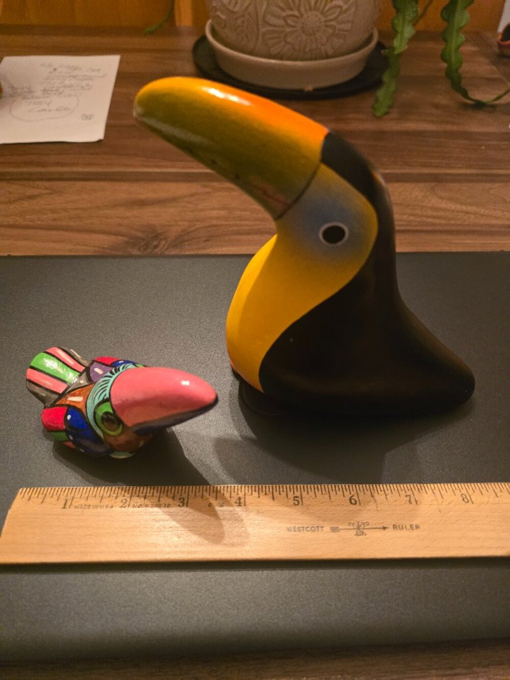 Mexican Folk Art Pottery Toucan - 2